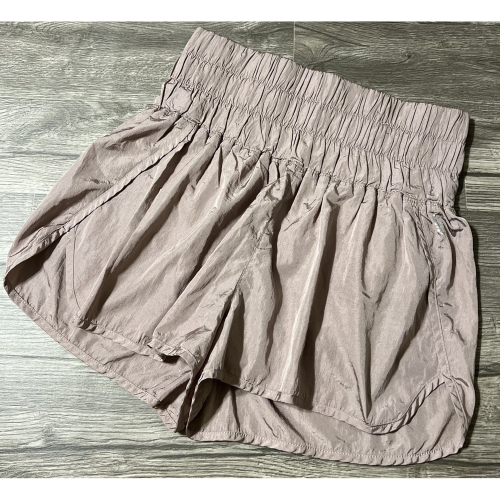 Free People FP Movement The Way Home Lined Run Short High Rise Large Dusty Rose